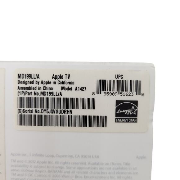 Apple TV Digital HD Media Streamer Black MD199LL/A Model A1427 New in Open Box - Picture 8 of 8